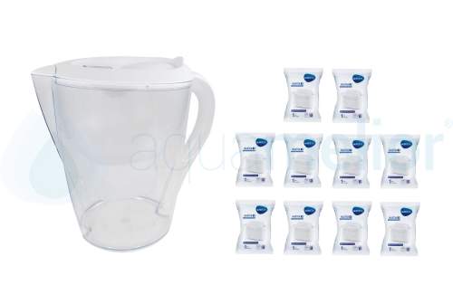Brita Marella MX BIAŁY Dzbanek do wody 2,4L filtr 10szt Brita MAXTRA PLUS