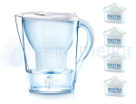 Dzbanek do wody Brita Marella Cool Biały - 2,4L + 4szt filtrów Brita MAXTRA