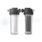 DAFI Stacja filtrująca EKO-DAFI ZESTAW 2 ELEMENTOWY (obudowy, wkłady, klucz, złączka, śrubunek)