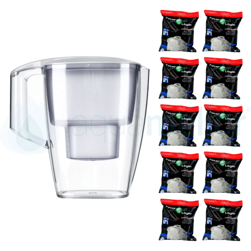 Dafi START 4,0L BIAŁY Dzbanek do wody filtr 10 szt Filter Logic FL-402H