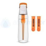 Dafi Solid butelka filtrująca 0,7l bursztynowa (pomarańczowa) 3 wkłady filtrujące