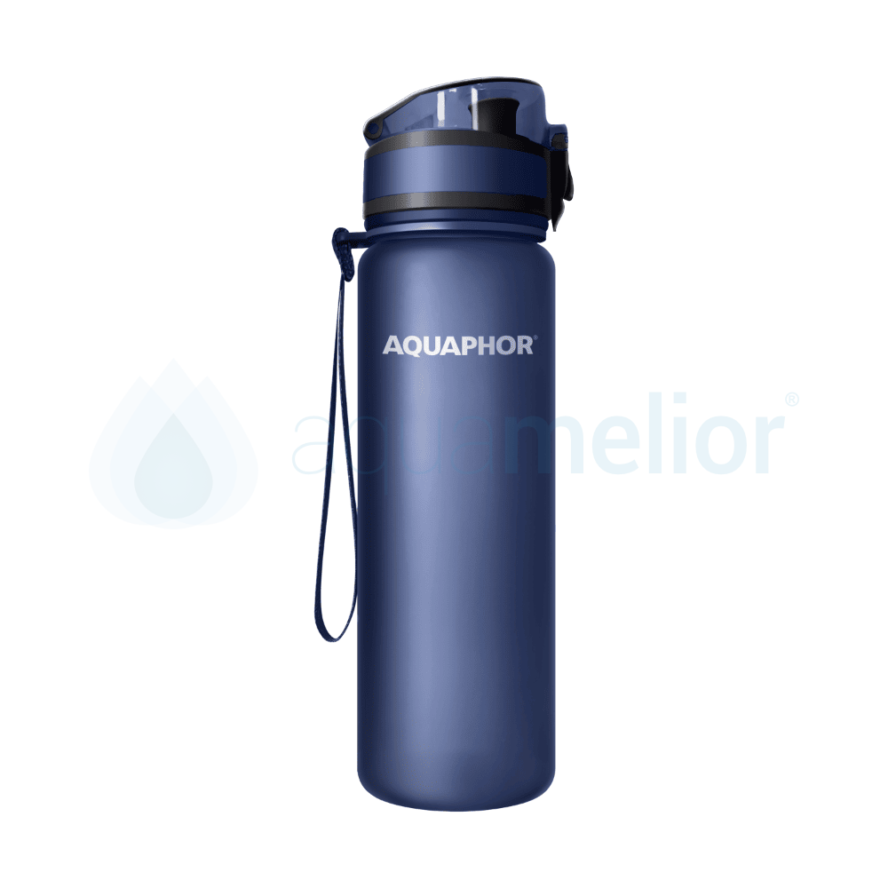 Aquaphor City butelka filtrująca granatowa 0,5l z 1 filtrem 6.png