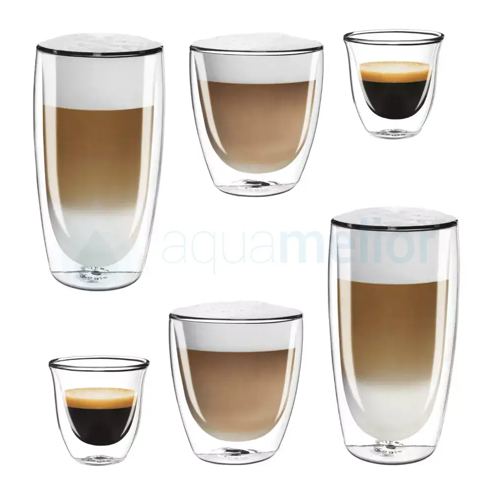 Filter Logic ZESTAW Szklanki termiczne do espresso 70ml 2szt cappuccino 220ml 2szt latte macchiato 370ml 2szt 1.webp