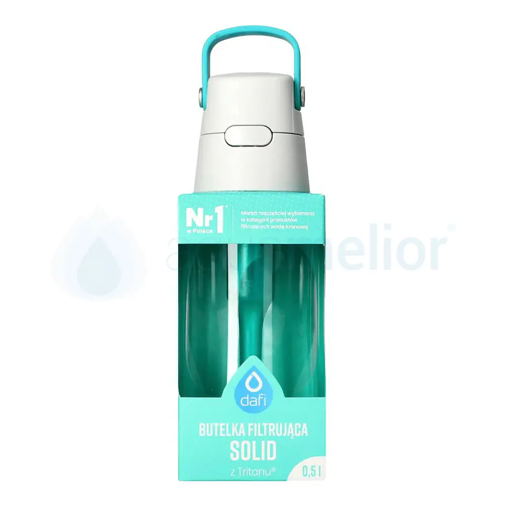 Dafi Solid butelka filtrująca 0,5l turkusowa 3.png