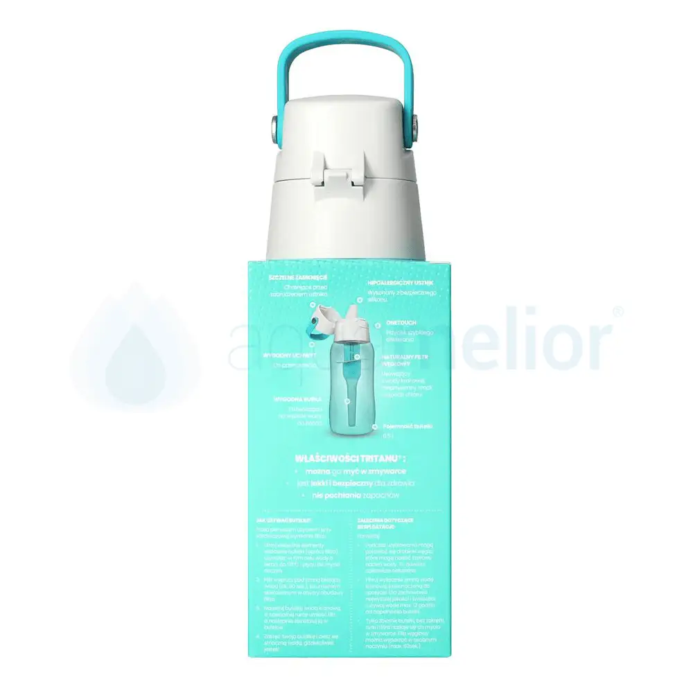 Dafi Solid butelka filtrująca 0,5l turkusowa 6.png