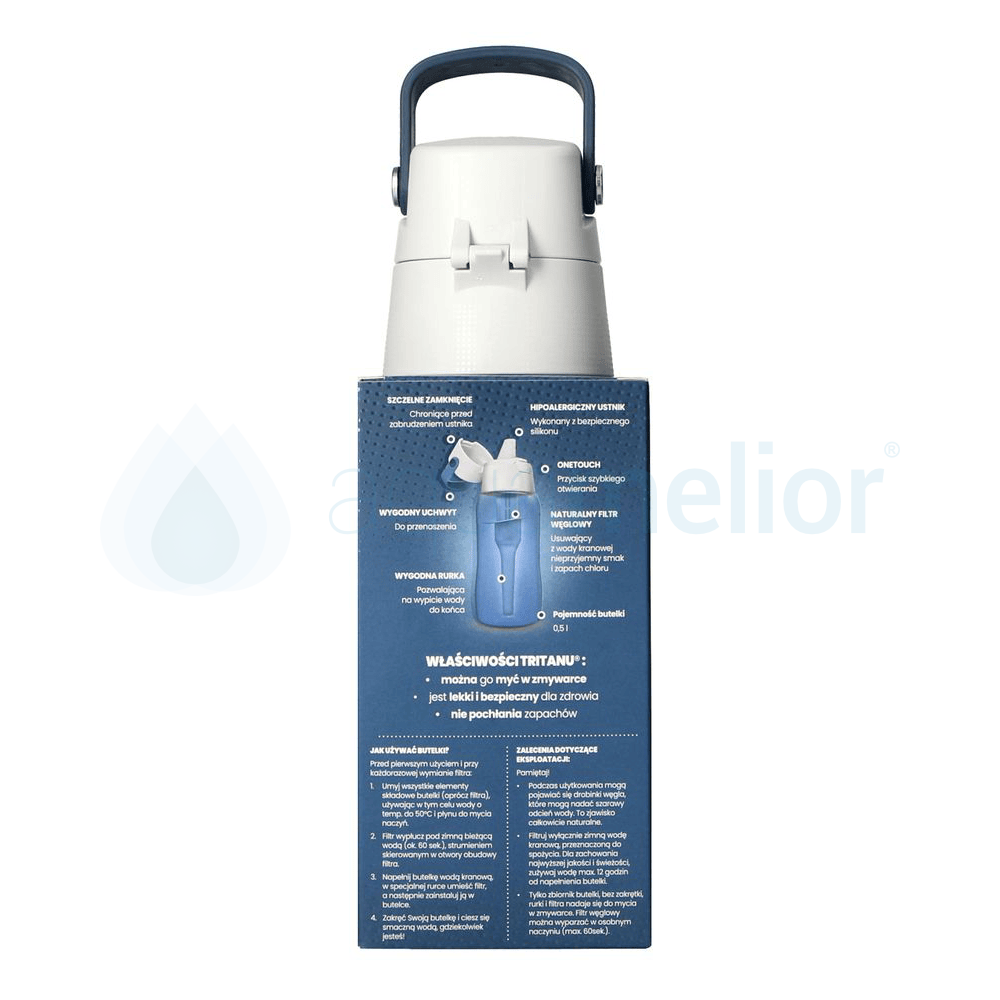 Dafi Solid butelka filtrująca 0,5l jeansowa 6.png