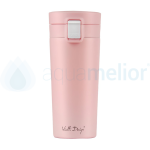 Kubek termiczny Vialli Design Fuori 400 ml - różowy