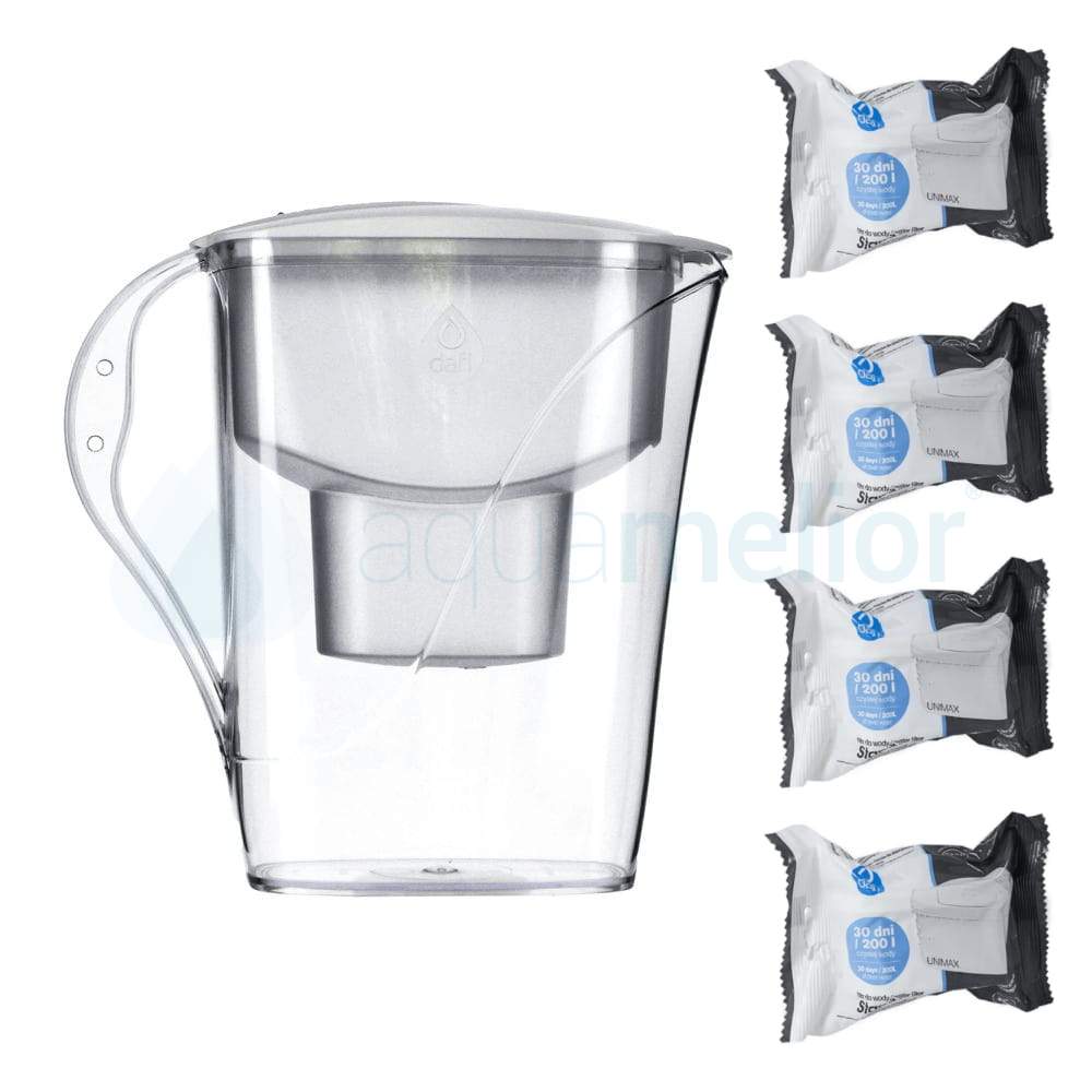 Dafi START 3,3L BIAŁY Unimax Dzbanek do wody filtr 4 szt unimax.png