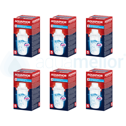 Aquaphor B5 (dawniej B100-5) filtry wody do dzbanków 6 sztuk