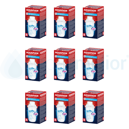 Aquaphor B5 (dawniej B100-5) filtry wody do dzbanków 9 sztuk