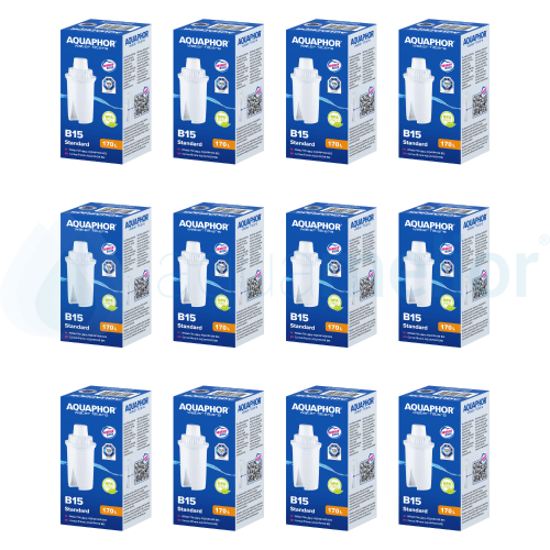Aquaphor B15 Standard (dawniej B100-15) filtr wody do dzbanków 12 szt.