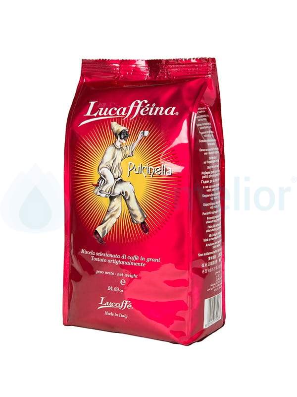 Lucaffe Pulcinella 1kg - kawa ziarnista dwa razy więcej kofeiny.jpg