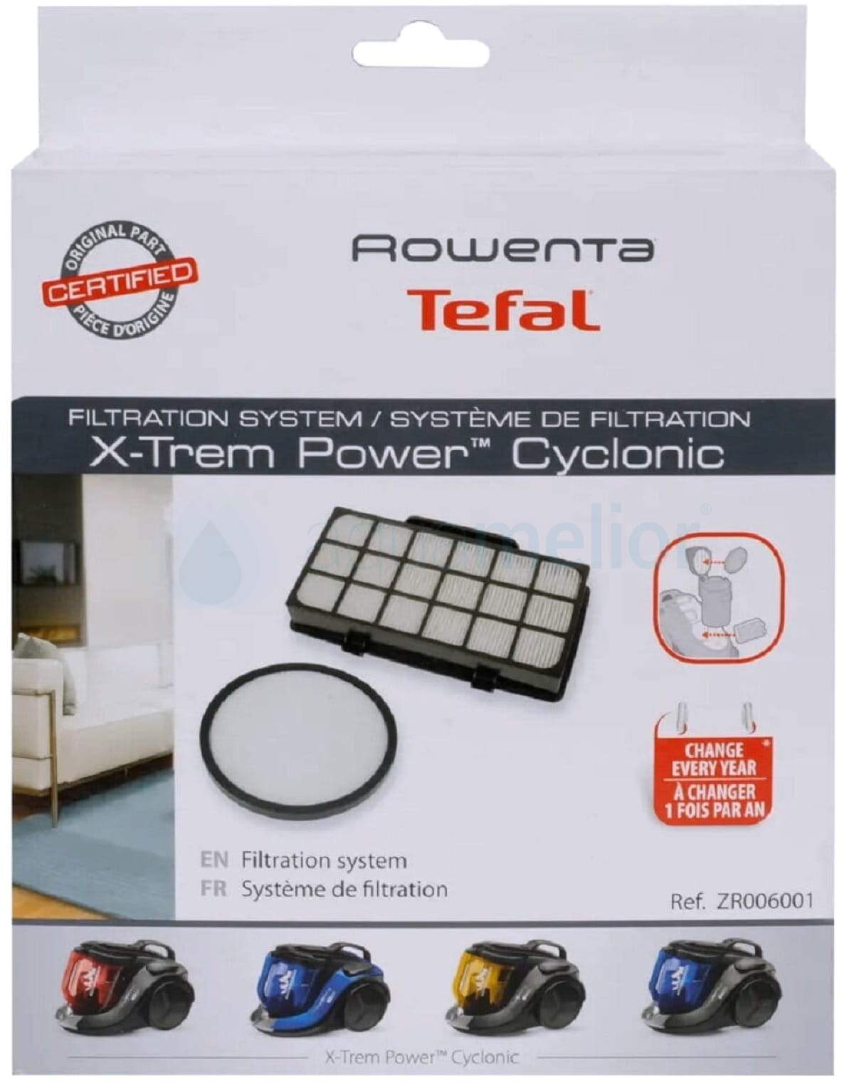 TEFAL ZR006001 Zestaw filtrów do odkurzacza HEPA + piankowy.jpg