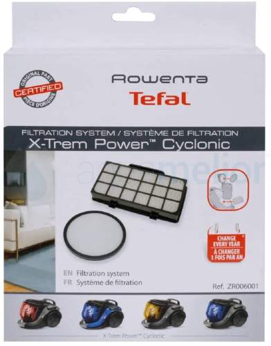 TEFAL ZR006001 Zestaw filtrów do odkurzacza HEPA + piankowy