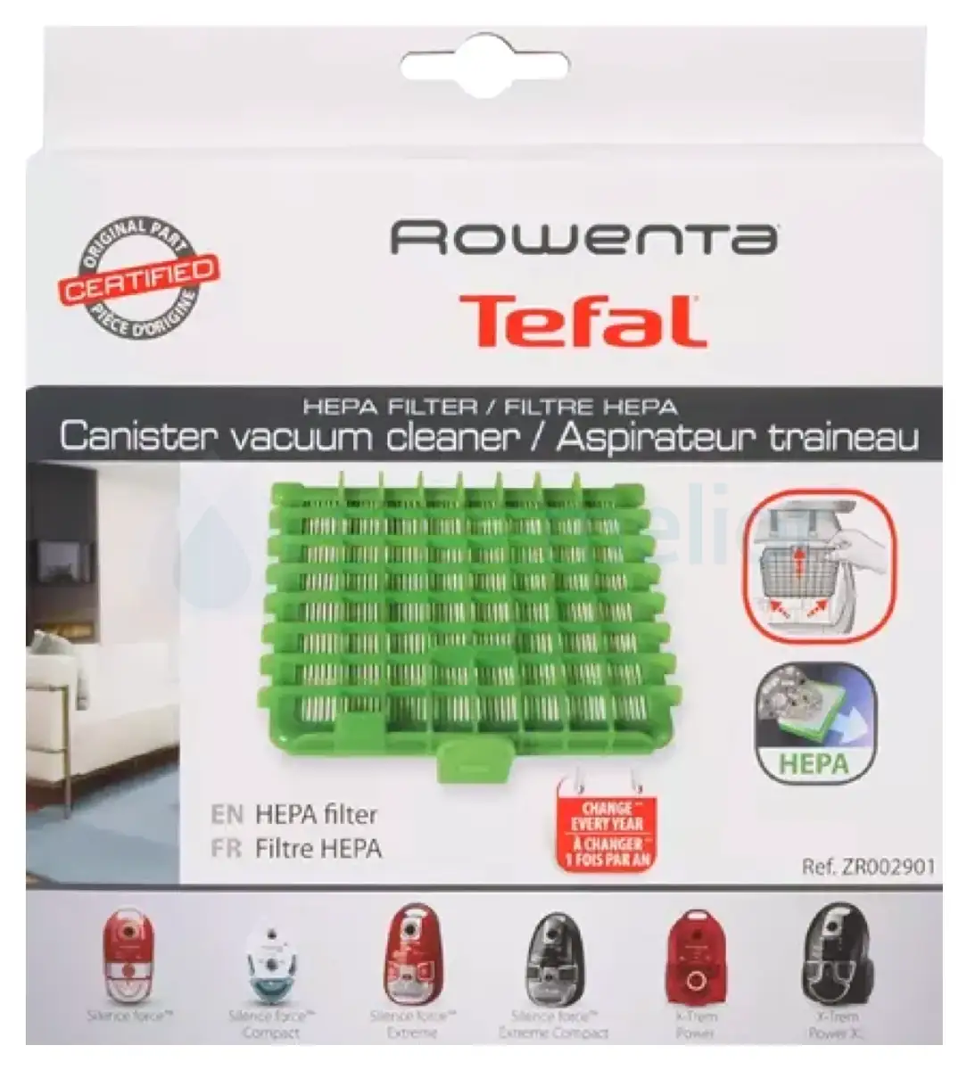 ROWENTA ZR002901 Filtr Hepa H13 do odkurzacza.webp