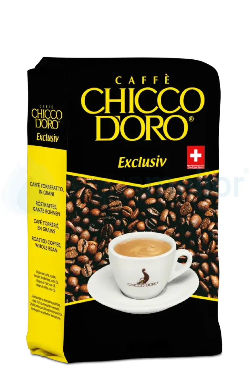 Chicco D'Oro Exclusive 1kg - kawa ziarnista szwajcarska jakość.webp