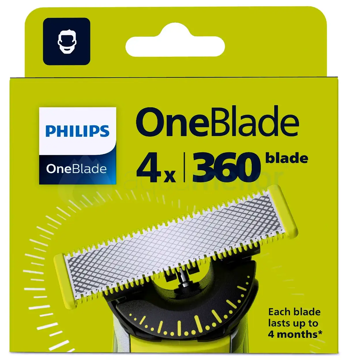 Philips QP440/50 Wymienne ostrze OneBlade 4 sztuki.webp