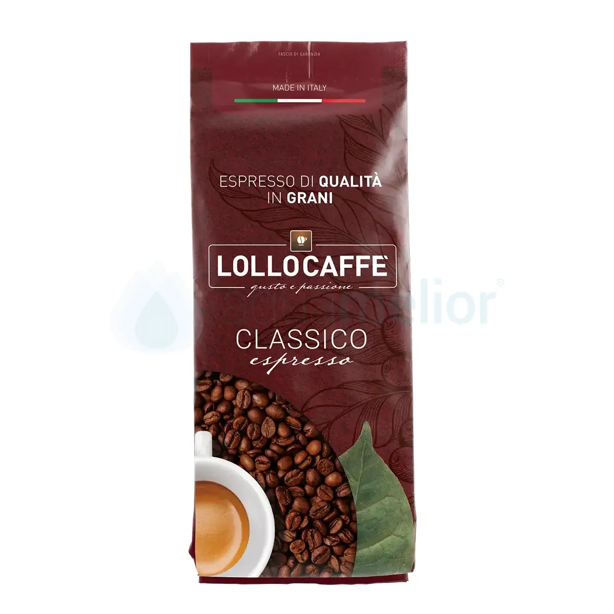 Lollo Caffe Miscela Classico 1kg - kawa ziarnista o klasycznym aromacie.webp