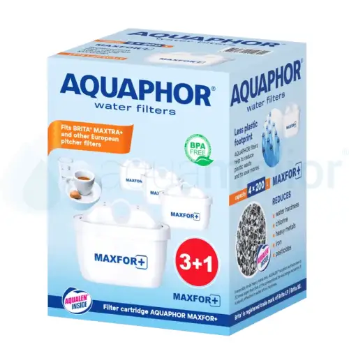 Aquaphor B100-25 MAXFOR+  4 szt Filtry wody do dzbanków