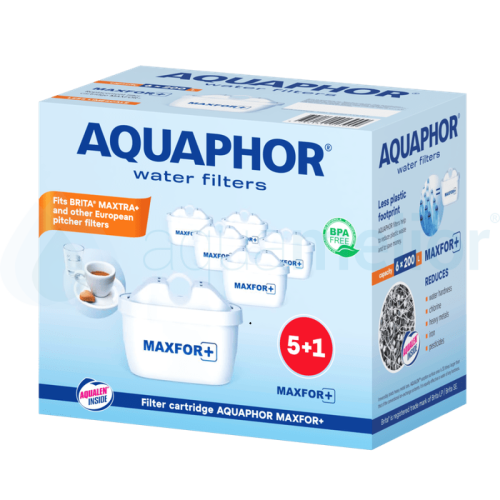 Aquaphor B100-25 MAXFOR+ 6 szt Filtry wody do dzbanków
