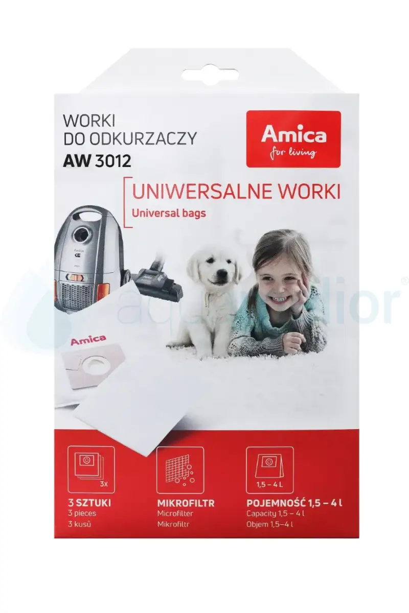 Amica AW3012 Worki do odkurzacza 3 szt + mikrofiltr.webp