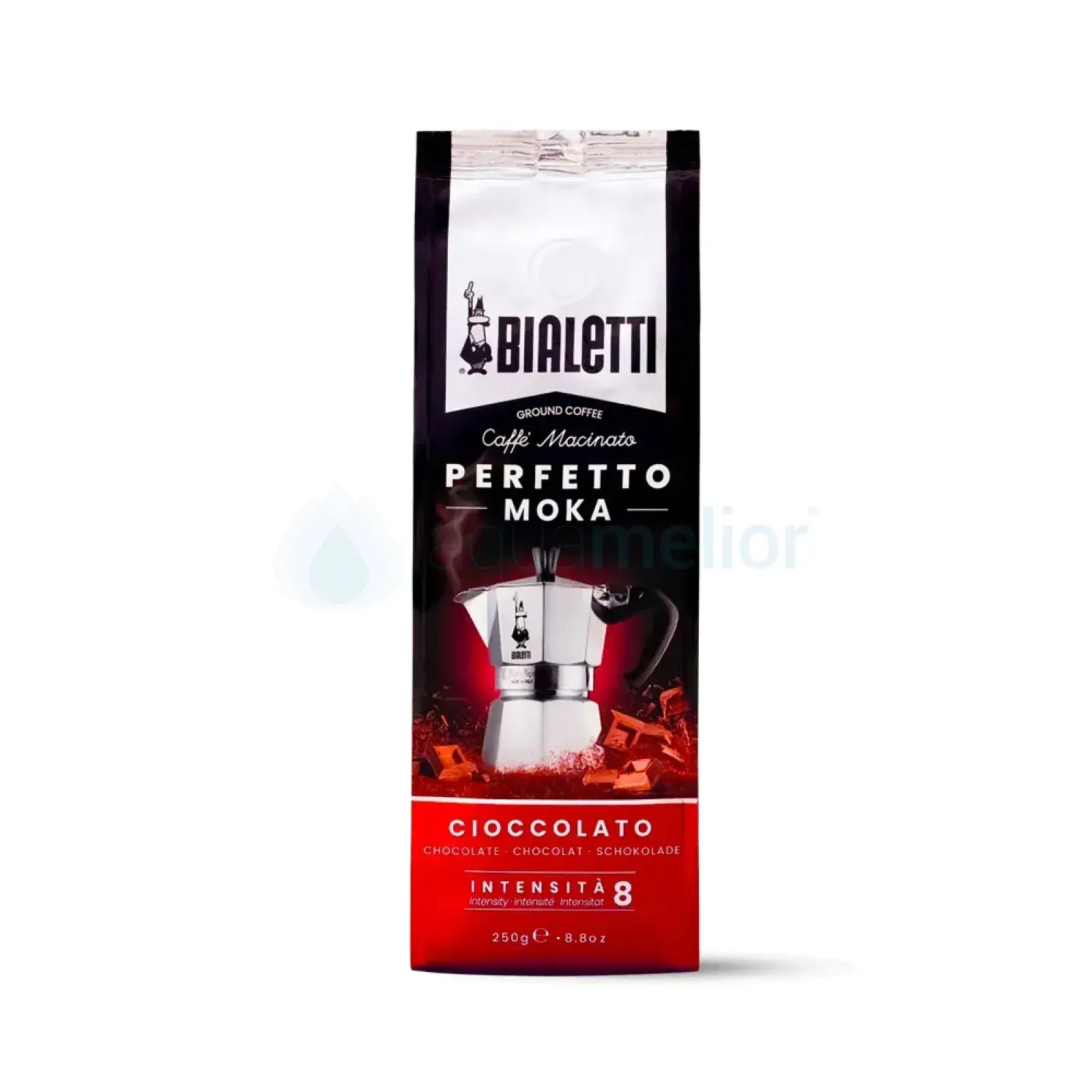 Bialetti Perfetto Moka Cioccolato 250g kawa mielona czekoladowa.webp