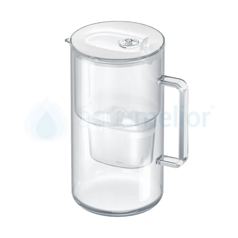 Aquaphor Glass Biały + wkład Maxfor+ H Dzbanek filtrujący twardą wodę.webp