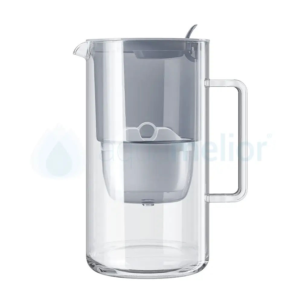 Aquaphor Glass Szary + wkład Maxfor+ Dzbanek filtrujący wodę.webp