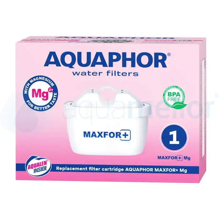 Aquaphor Glass Szary + wkład Maxfor+ Mg Dzbanek filtrujący wodę-4.webp