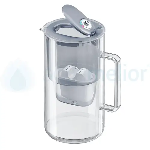 Aquaphor Glass Szary + wkład Maxfor+ H Dzbanek filtrujący twardą wodę