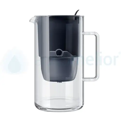 Aquaphor Glass Czarny + wkład Maxfor+ Dzbanek filtrujący wodę