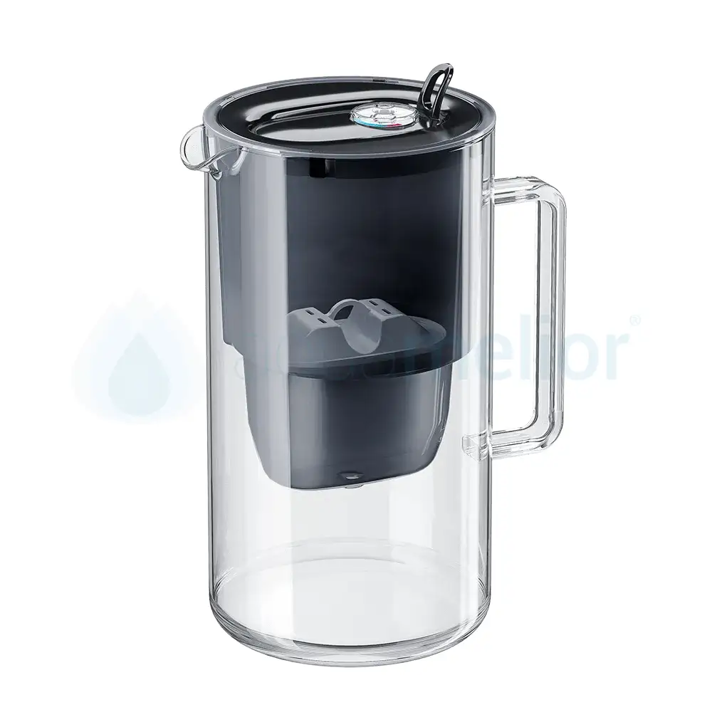 Aquaphor Glass Czarny + wkład Maxfor+ Dzbanek filtrujący wodę-1.webp