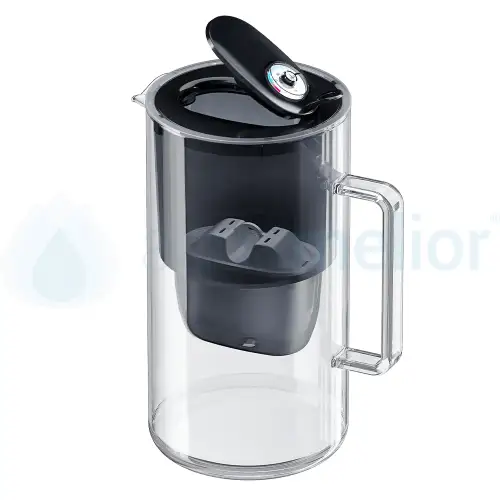 Aquaphor Glass Czarny + wkład Maxfor+ Mg Dzbanek filtrujący wodę