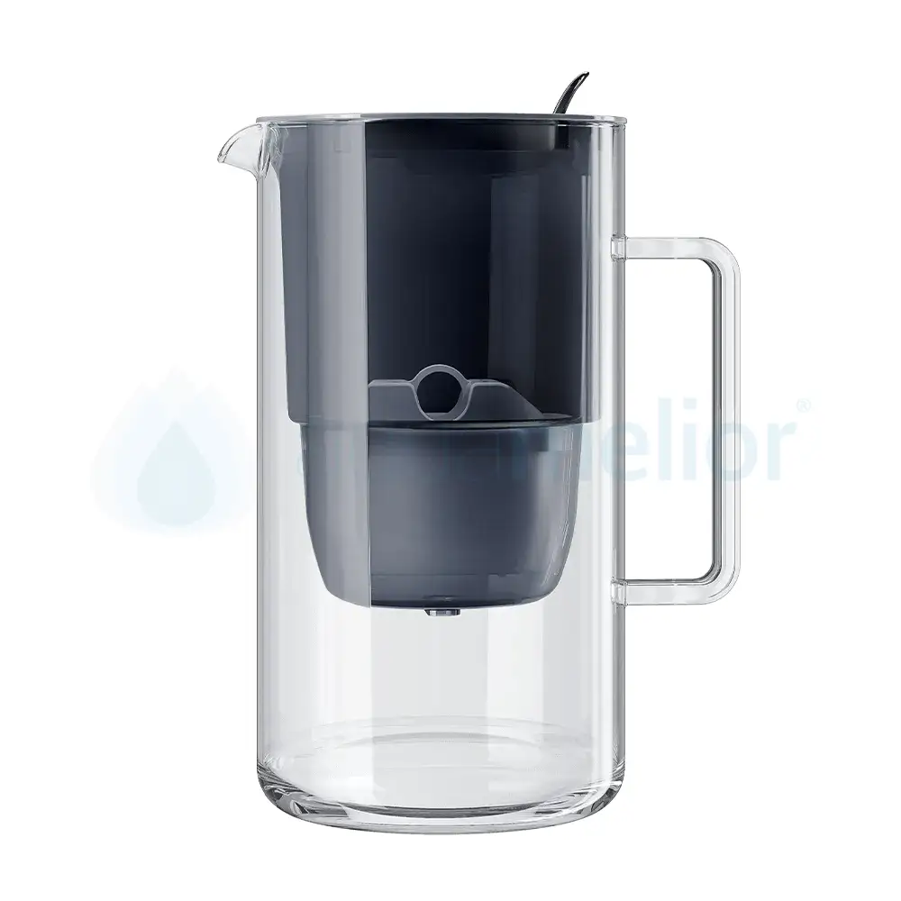 Aquaphor Glass Czarny + wkład Maxfor+ H Dzbanek filtrujący twardą wodę-1.webp