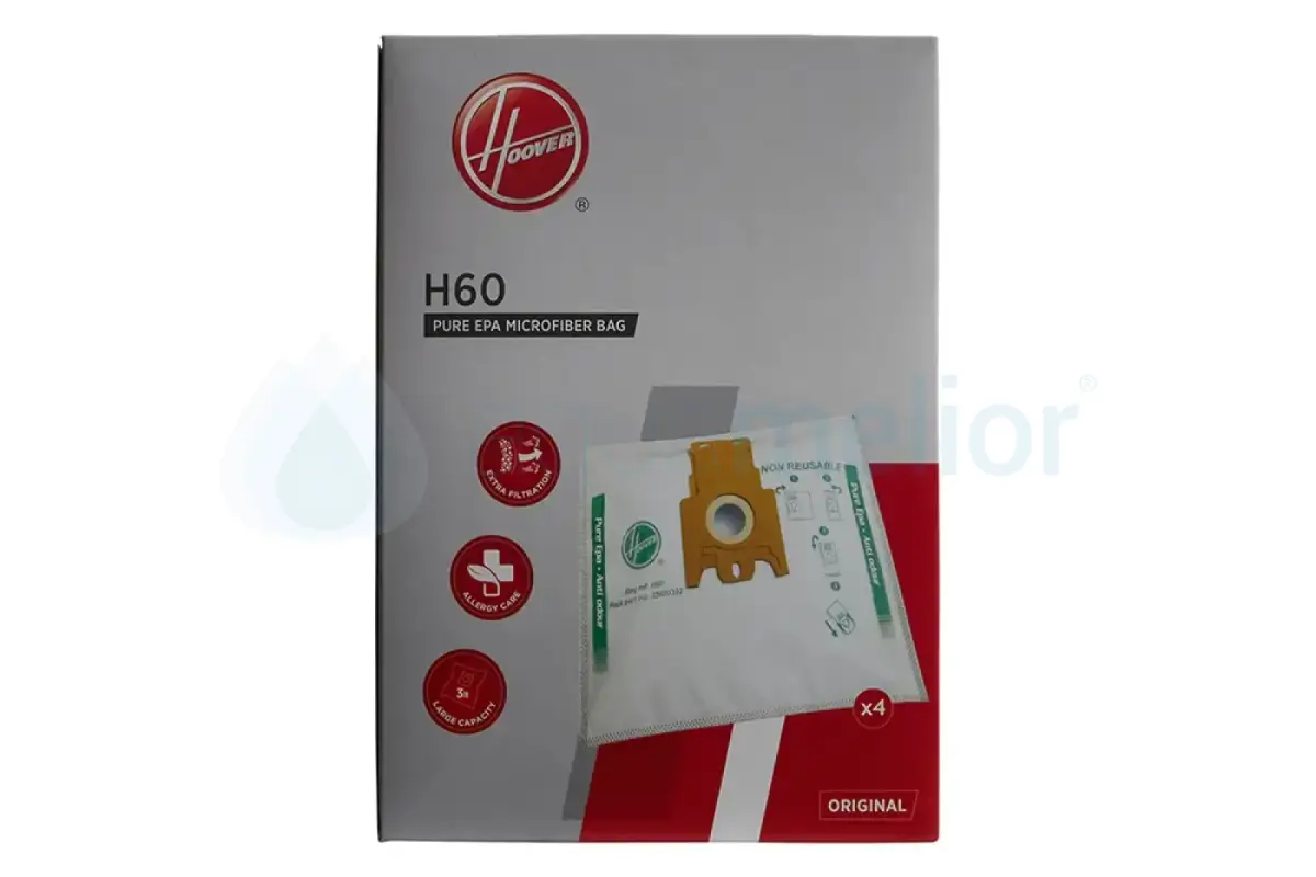 Hoover H60 35600392 Worki z mikrofibry do odkurzacza 4 szt PureHepa.webp
