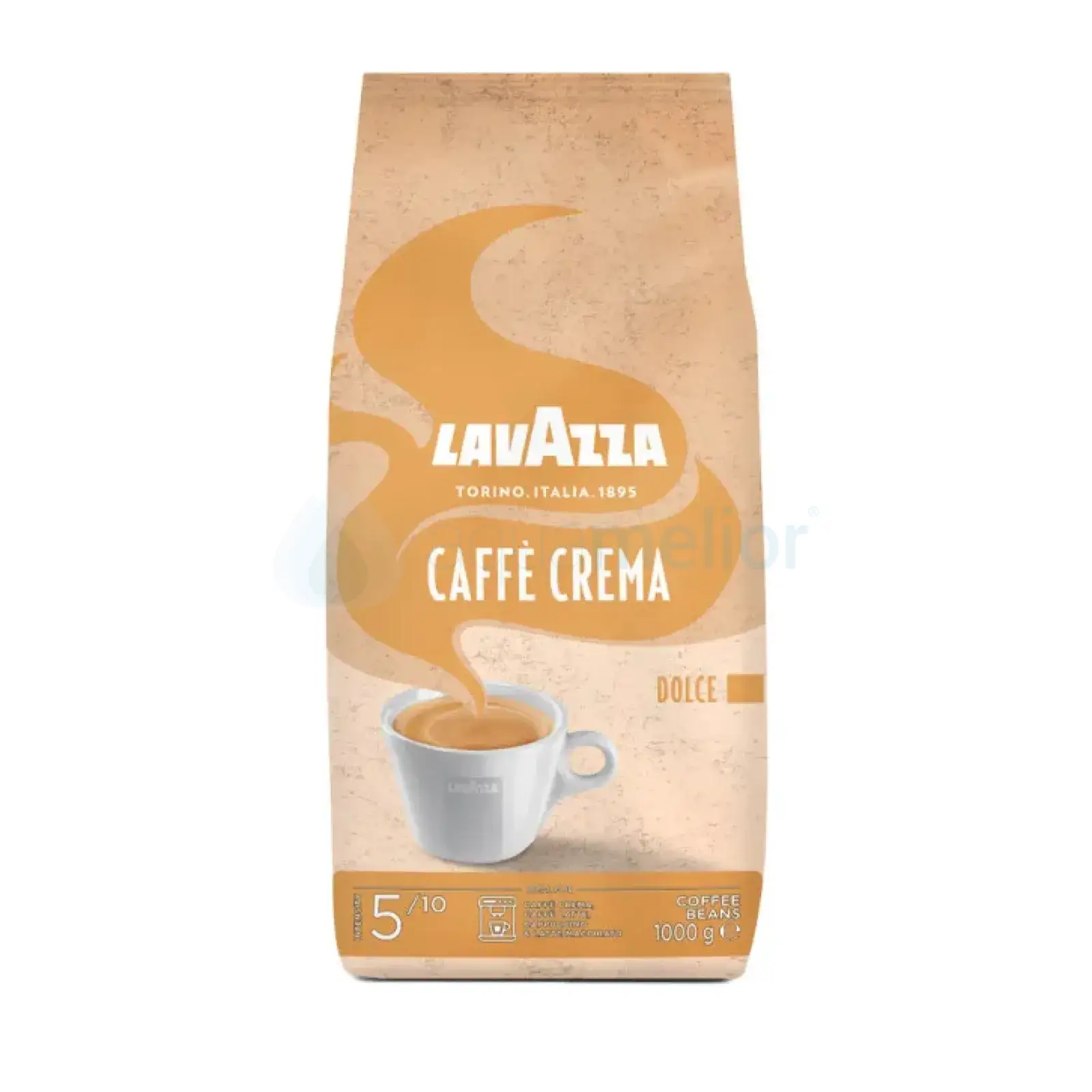 Lavazza Caffè Crema Dolce 1kg - kawa ziarnista aksamitna pianka.webp