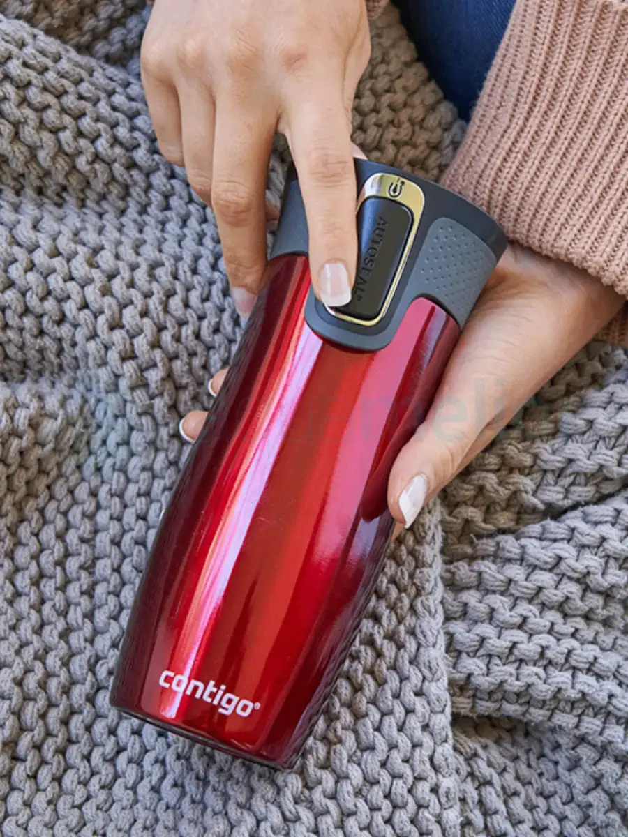 Contigo Autoseal West Loop kubek termiczny czerwony (red) 470 ml-1.webp