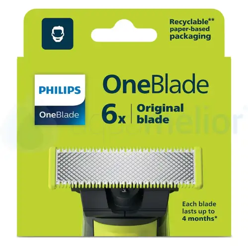 Philips QP260/50 Wymienne ostrza golarki OneBlade 6 sztuk
