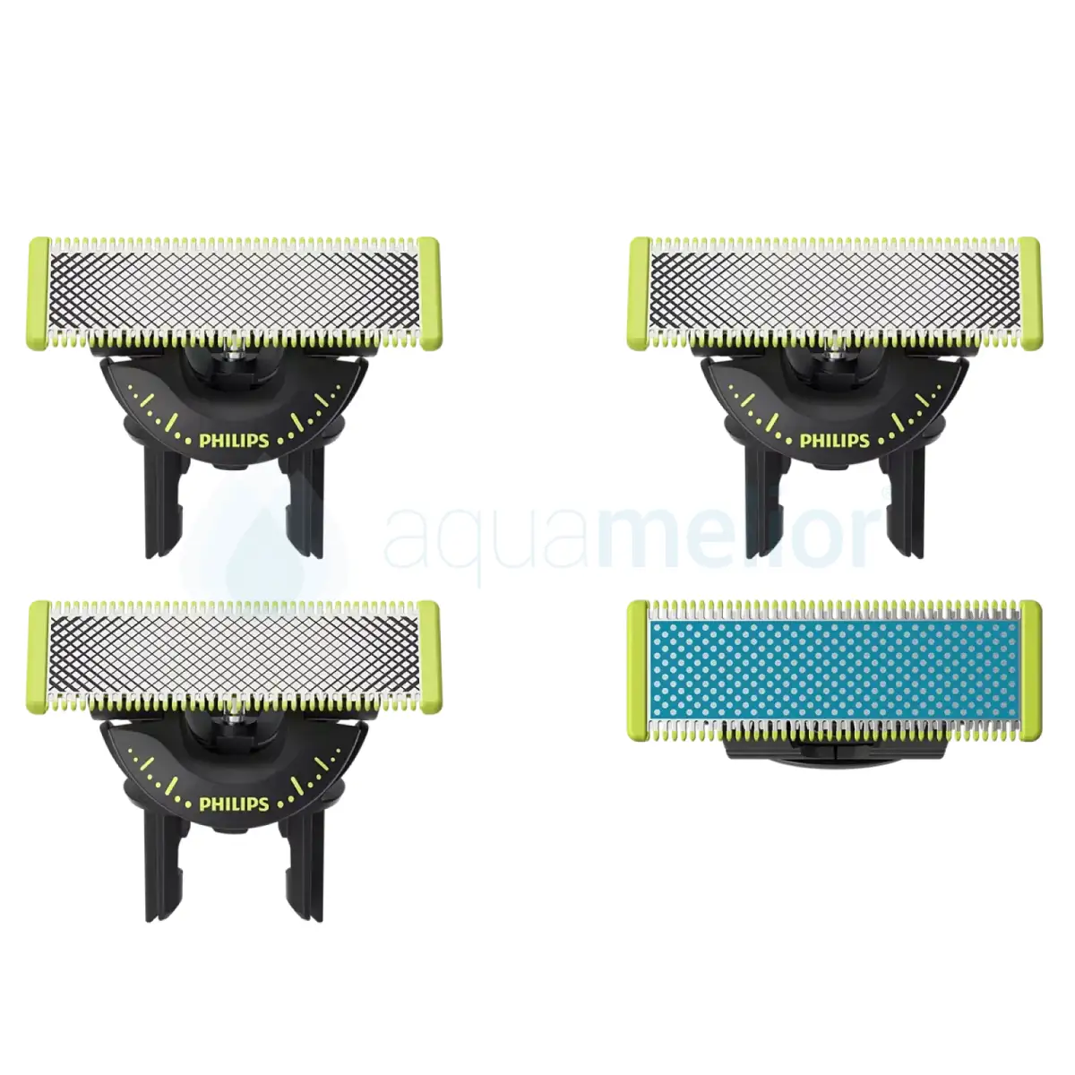 Philips QP945/50 3x ostrza do golarki Oneblade 360 + 1 ostrze zapobiegające tarciu.webp