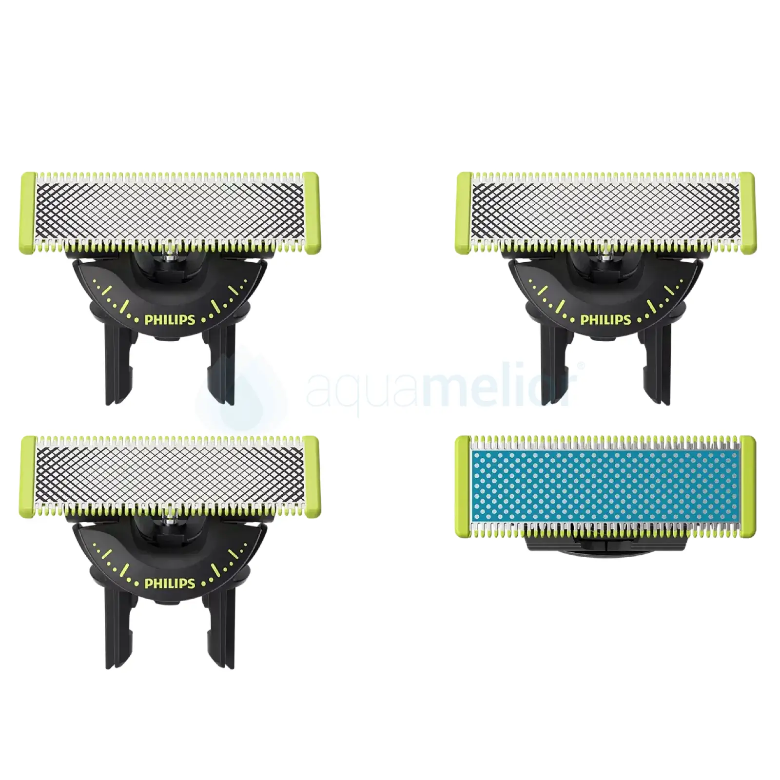 Philips QP945/50 3x ostrza do golarki Oneblade 360 + 1 ostrze zapobiegające tarciu.webp