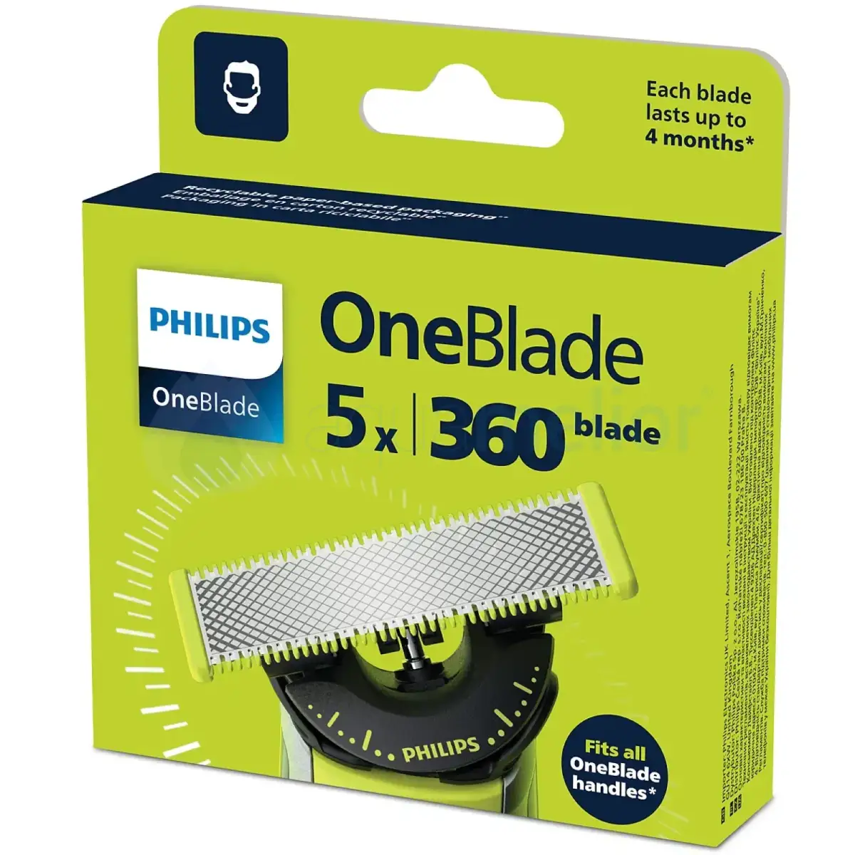 Philips QP450/50 5x Ostrza wymienne OneBlade do golarki.webp
