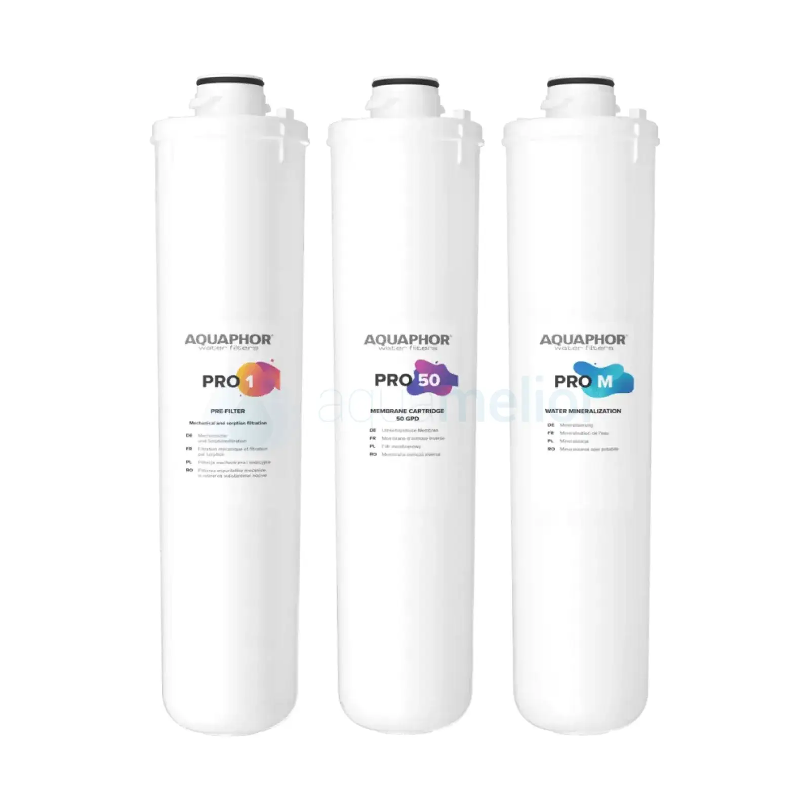 Aquaphor Osmo Pro 50 - Zestaw zapasowych wkładów z membraną RO.webp