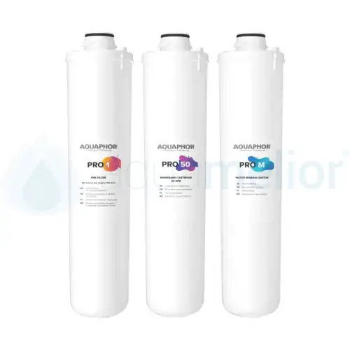 Aquaphor Osmo Pro 50 - Zestaw zapasowych wkładów z membraną RO