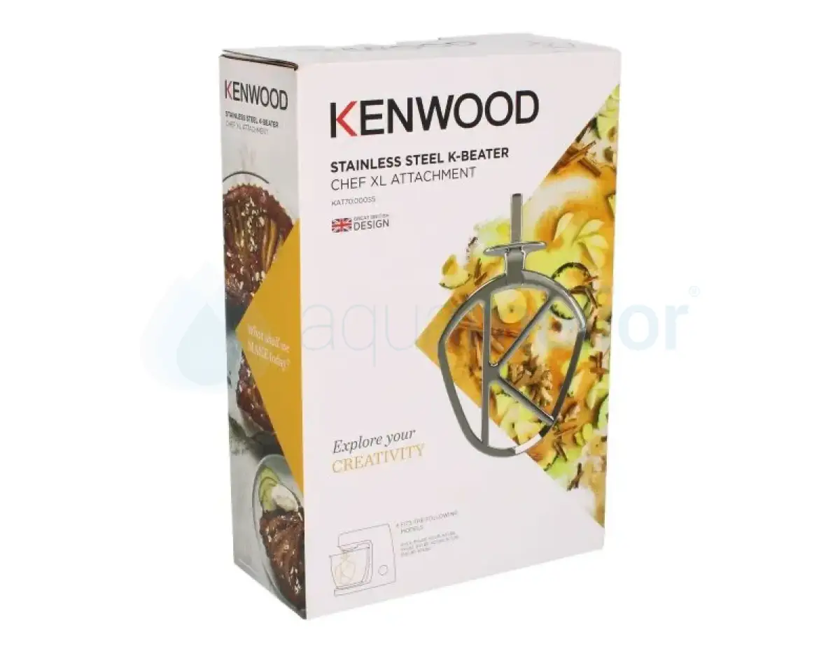 Kenwood KAT70.000SS Mieszadło K ze stali nierdzewnej XL-1.webp