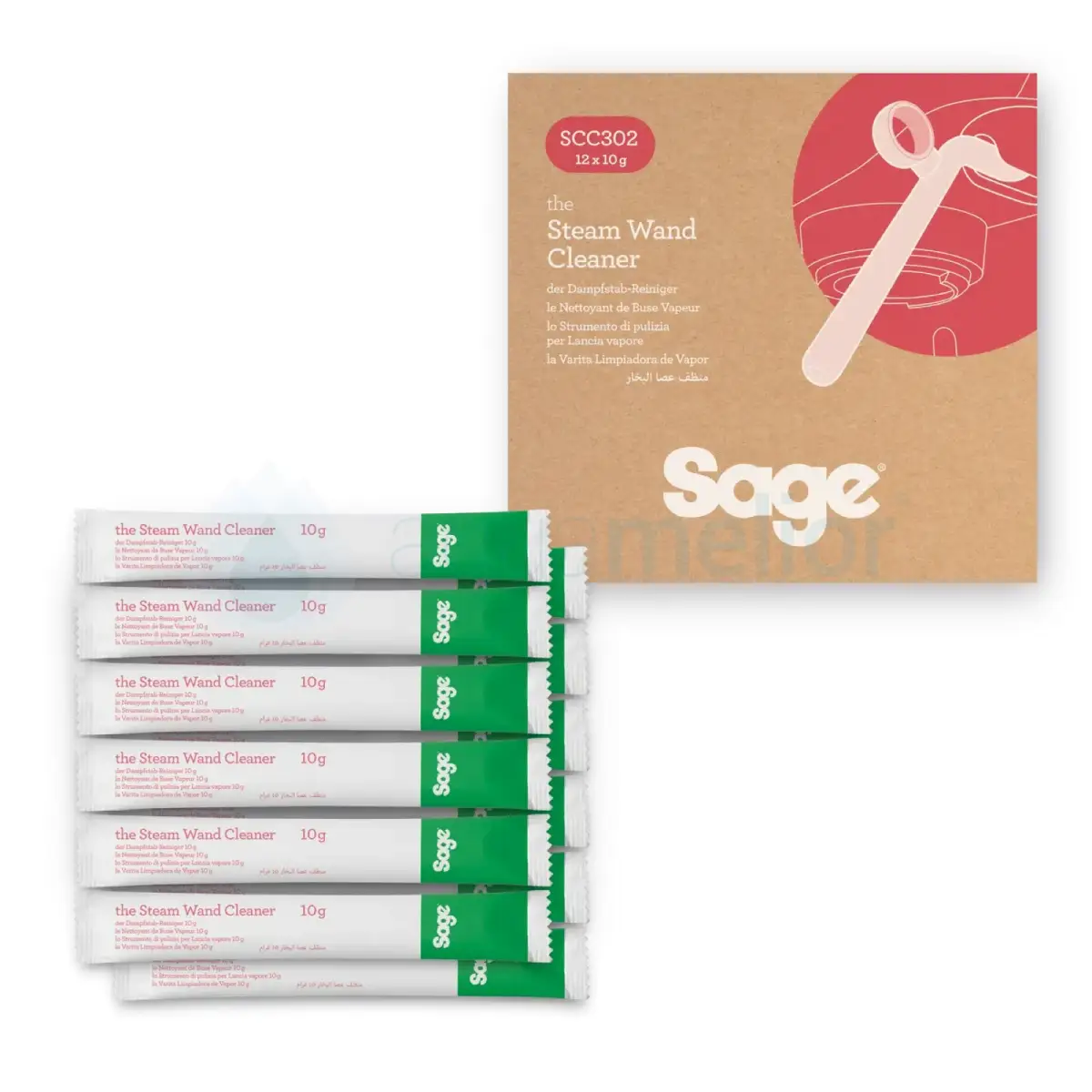 Sage SCC302 Środek do czyszczenia dyszy pary 12x10g.webp