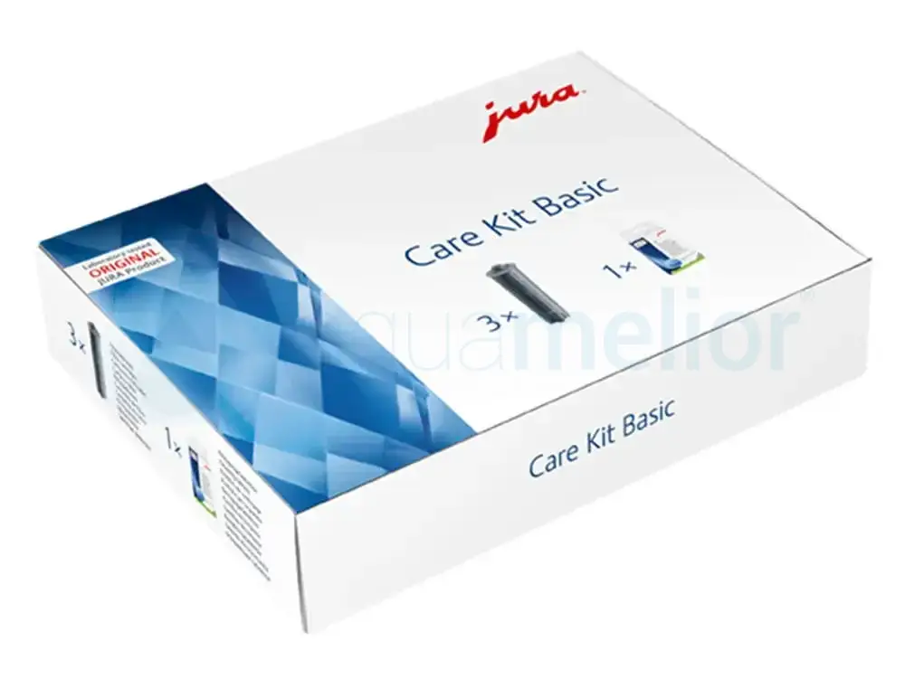 Jura Care Kit Basic 25067 3x filtr CLARIS Smart+ oraz tabletki czyszczące 3-fazowe 6 szt.webp