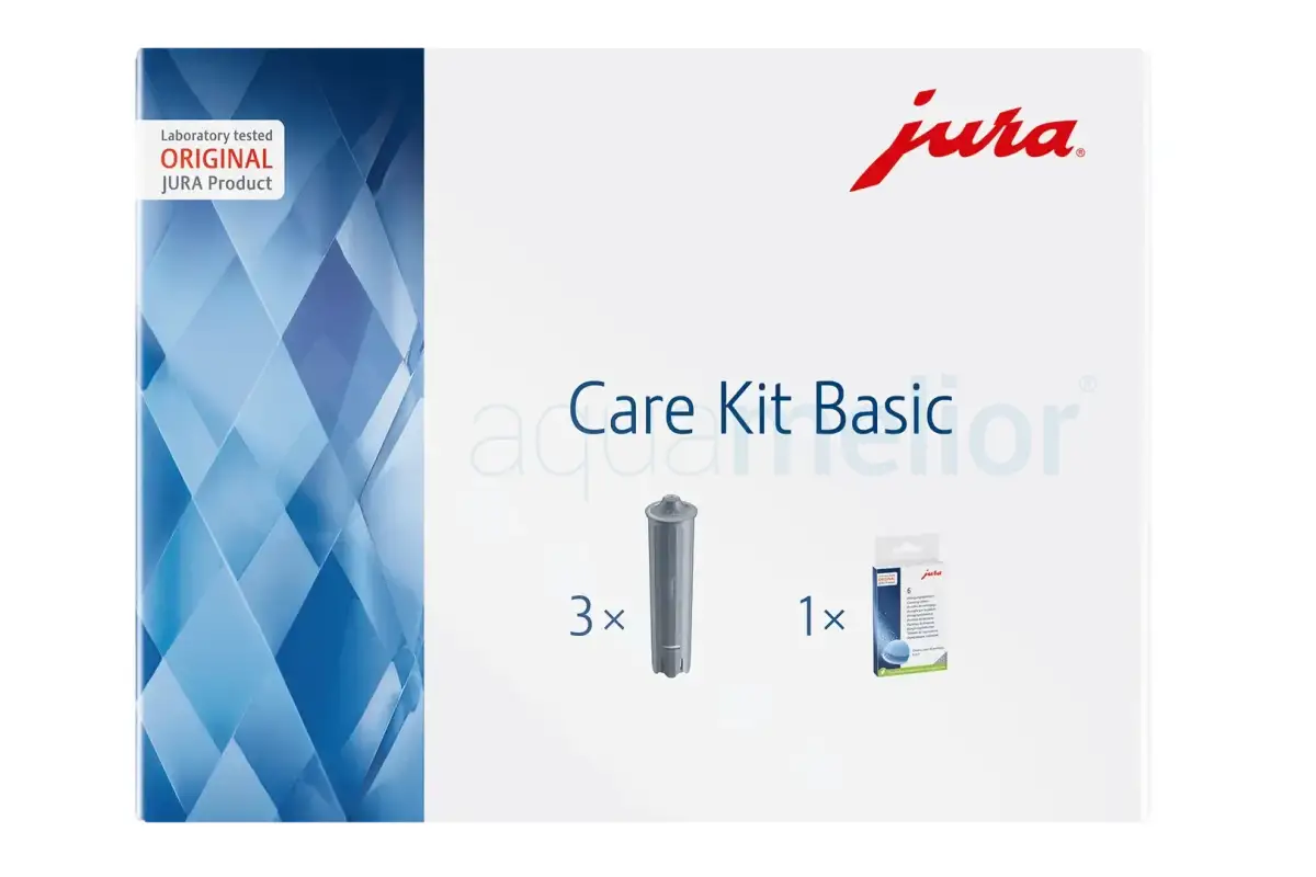 Jura Care Kit Basic 25067 3x filtr CLARIS Smart+ oraz tabletki czyszczące 3-fazowe 6 szt-1.webp