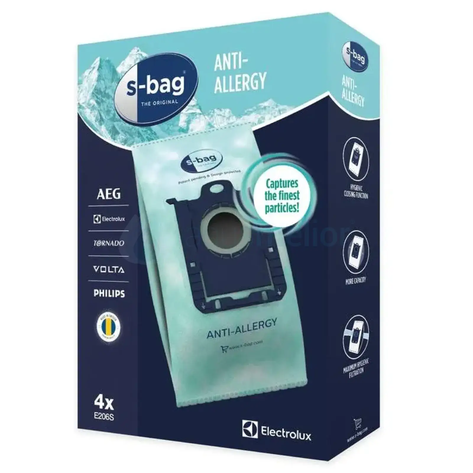 Electrolux E206S Worki do odkurzacza s-bag Anti-Allergy 4 szt.webp