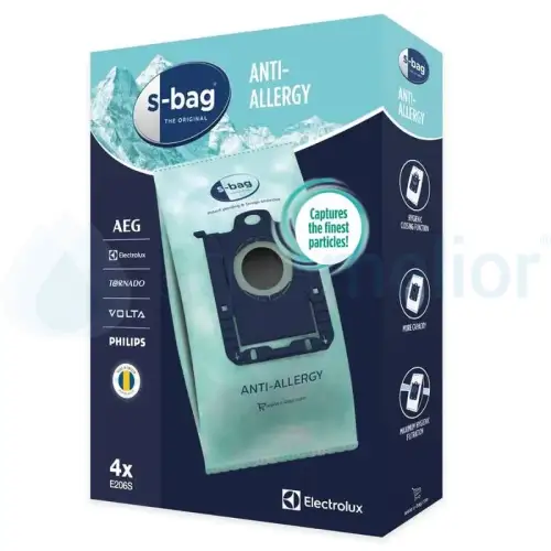 Electrolux E206S Worki do odkurzacza s-bag Anti-Allergy 4 szt