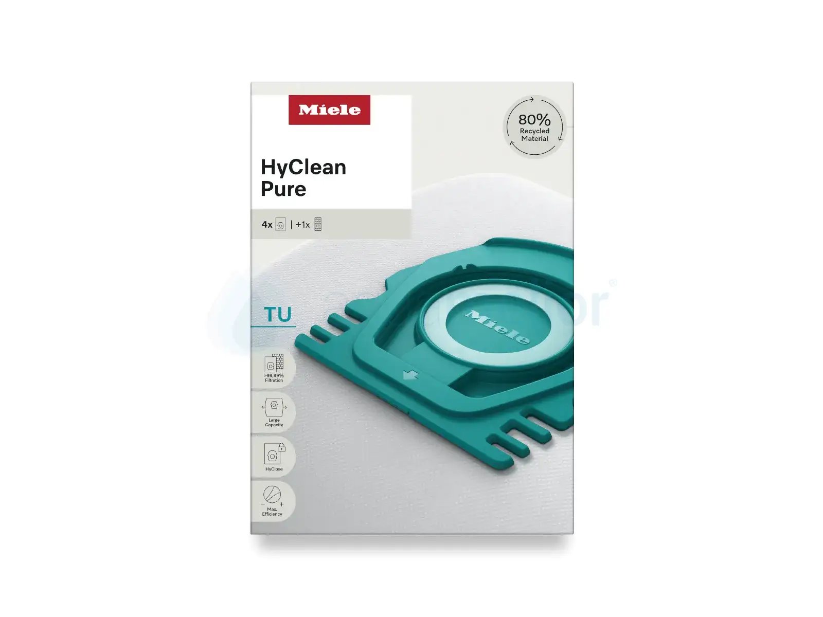 Miele TU HyClean Pure Worki do odkurzacza (4 szt. + filtr AirClean) Guard L1 i S1.webp